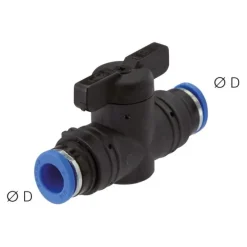 Absperrhahn 8mm, IQS-Standard