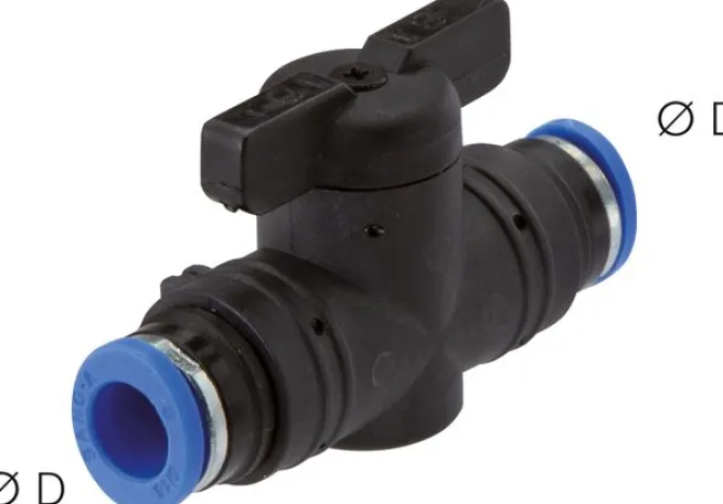 Absperrhahn 10mm, IQS-Standard