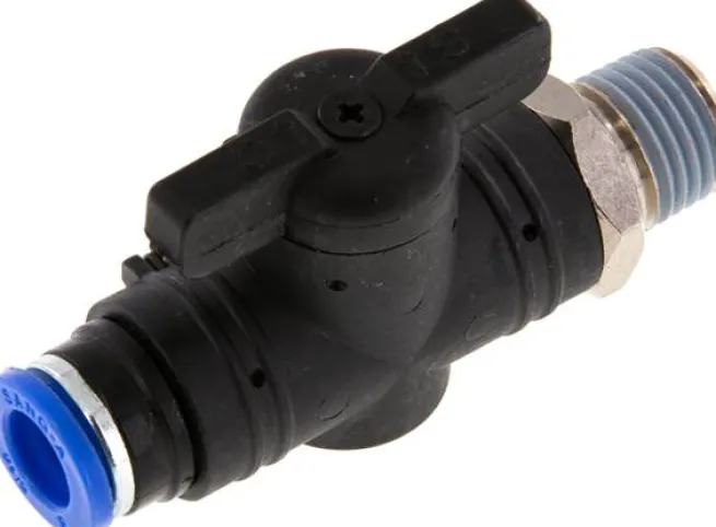 Absperrhahn R 1/4"-8mm, IQS-Standard