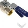 Absperrklappe mit Innengewinde Rp 1/2", 0 bis 16bar
