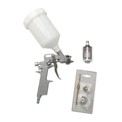 AKTION AGRE Farbspritzpistole OPTIMA 4001 mit Düsensatz 2,0 und 2,2mm und Schlauchfilter