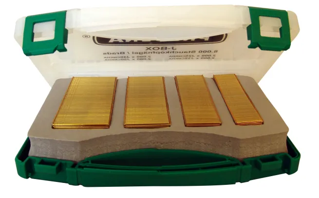 AKTION DF-Spar-Set Prebena Druckluftnagler 2XR-J50 + J-Box + Systainer + Spezial-Öl für Druckluftwerkzeuge
