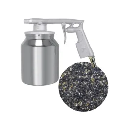 AKTION Komplett-Set Sandstrahlpistole mit 0,5 Ltr. Behälter, 7 mm Düse und 25 kg Strahlgut