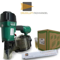 AKTION Prebena Coilnagler 7F-CNW90 + 1 Schachtel CNW28/65BKRI + DF-Meterstab