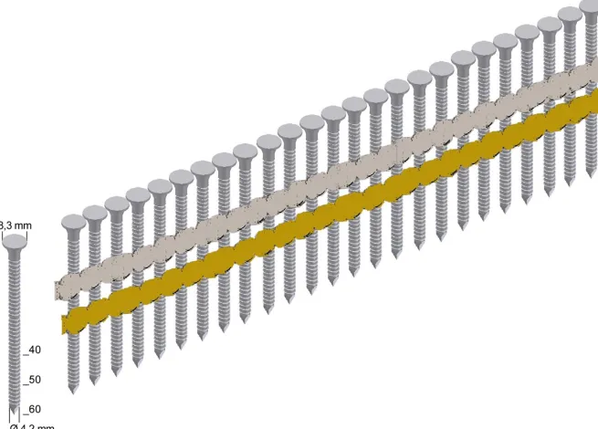 AKTION Prebena Druckluft-Ankernagler ST2-ANK50 + 2000 Ankernägel ANK40/50KRI-BOX