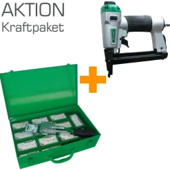 AKTION Prebena Hefthammer Kraftpaket HFPF01 + Druckluftnagler DNPF16