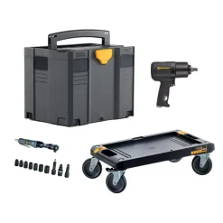 AKTION Reifenwechsel-Systainer-Set inkl. Systainer SYS 4 TL, Rollbrett, Rodcraft Schlagschrauber und Schneider Ratschenschrauber