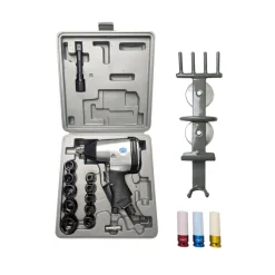 AKTION Schlagschrauber-Set Hobby 1/2“ mit Nussensatz 10-teilig und Magnet-Wandhalter