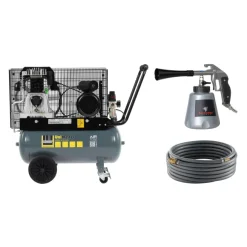 AKTION: Schneider-Kompressor UNM 410-10-50 W inkl. GRATIS ARTIKEL Tornador Black Z-020RS & Druckluftschlauch 10m