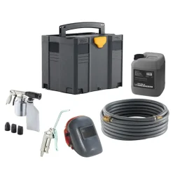 AKTION Strahl-Systainer-Set inkl. Systainer SYS 4 TL, Schneider Sandstrahlpistole SSP-Strahlfix, Strahlmittel und Strahlschutzhaube
