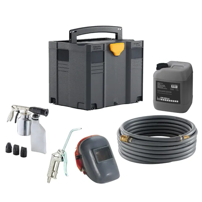 AKTION Strahl-Systainer-Set inkl. Systainer SYS 4 TL, Schneider Sandstrahlpistole SSP-Strahlfix, Strahlmittel und Strahlschutzhaube