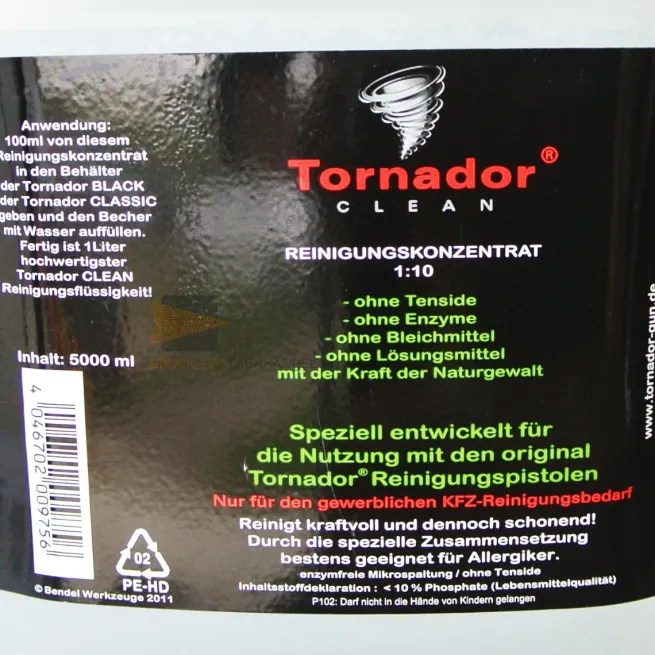AKTION Tornador Komplett-Set | Schneider-Kompressor UNM 410-10-50 W - der Allrounder inkl. Reiniger, Schlauch + Blaspistole