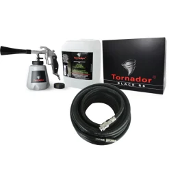 AKTION Tornador Set: Tornador BLACK Z-020RS Reinigungspistole inkl. Reiniger + Druckluftschlauch