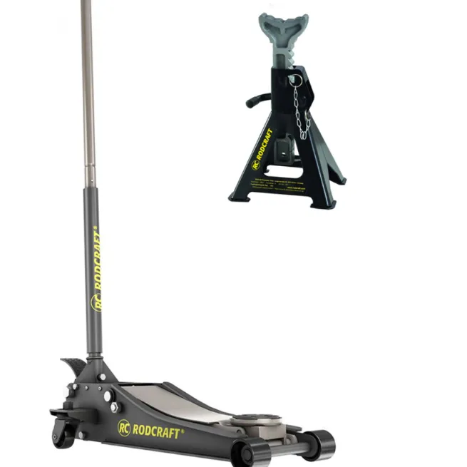 AKTION WERKSTATT-SET: Rodcraft Wagenheber RH216 2,5 t & UBZ-3 Unterstellbock