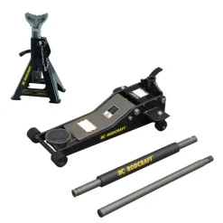 AKTION WERKSTATT-SET: Rodcraft Wagenheber RH216 2,5 t & UBZ-3 Unterstellbock