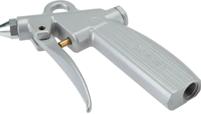 Alu Ausblaspistole, dosierbar G 1/4" mit Kurzdüse Ø 1,5 (Standard)