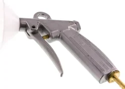 Alu Ausblaspistole mit Kurzdüse Ø 1,5 und Schutzschild 6 mm