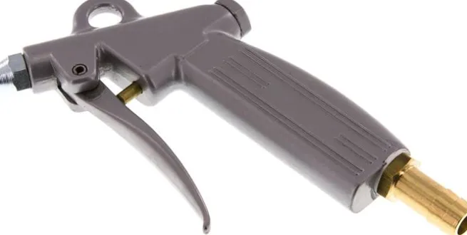 Alu Ausblaspistole mit Kurzdüse Ø 1,5 (Standard) 13 mm