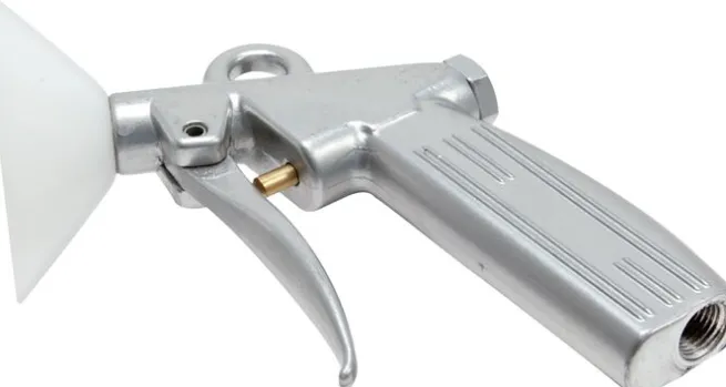 Alu Ausblaspistole mit Kurzdüse Ø 1,5 und Schutzschild 13 mm