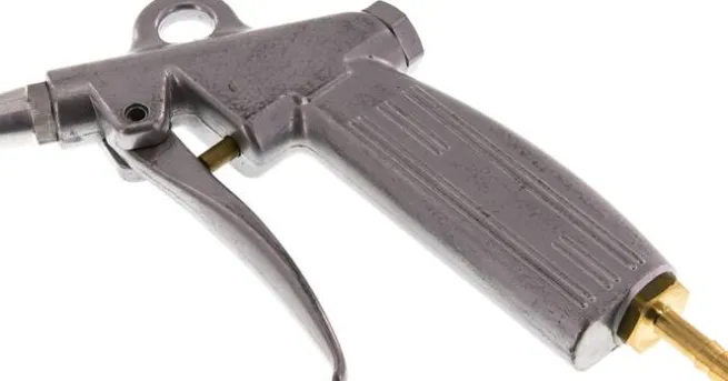 Alu Ausblaspistole mit Lärmschutzdüse 6 mm