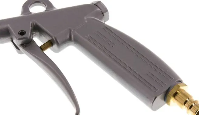 Alu Ausblaspistole ohne Düse, mit Innengewinde M 12 x 1,25 NW 7,2
