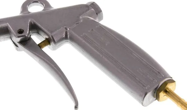 Alu Ausblaspistole ohne Düse, mit Innengewinde M 12 x 1,25 6 mm