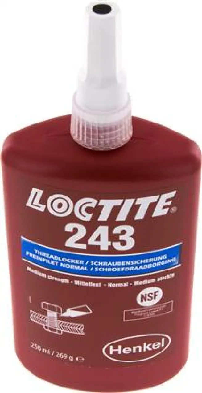 Anaerobe Schraubensicherung, Loctite, 250 ml, mittelfest