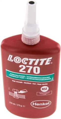 Anaerobe Schraubensicherung, Loctite, 250 ml, hochfest,270/250