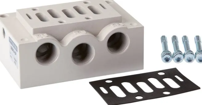 Anschlussplatte ISO 5599-1 Größe 2, G 1/2"