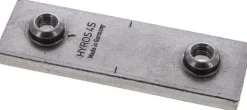 Anschweißplatte, Stahl blank, Baugröße 4, schwere Baureihe
