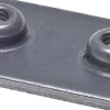 Anschweißplatte, Stahl blank, Baugröße 1, leichte Baureihe