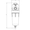 Atlas Copco Aktivkohlefilter QD 25+ ohne inPASS