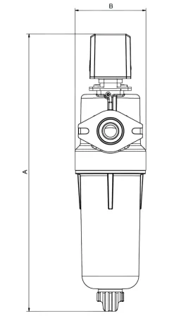 Atlas Copco Hochleistung-Koaleszenzfilter UD 7+ inPASS