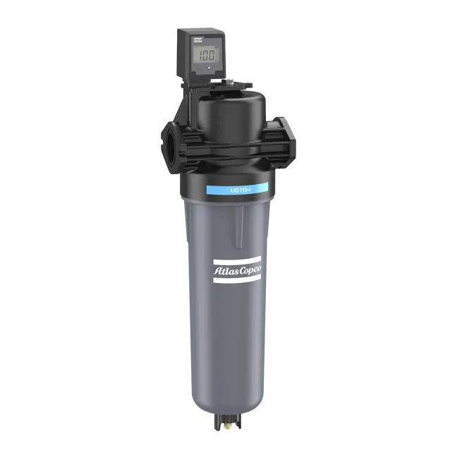 Atlas Copco Hochleistung-Koaleszenzfilter UD 110+ ohne inPASS