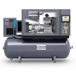 Atlas Copco Kolbenkompressor LZ 10 - 10 bar FF inkl. Kältetrockner und Behälter 500 L