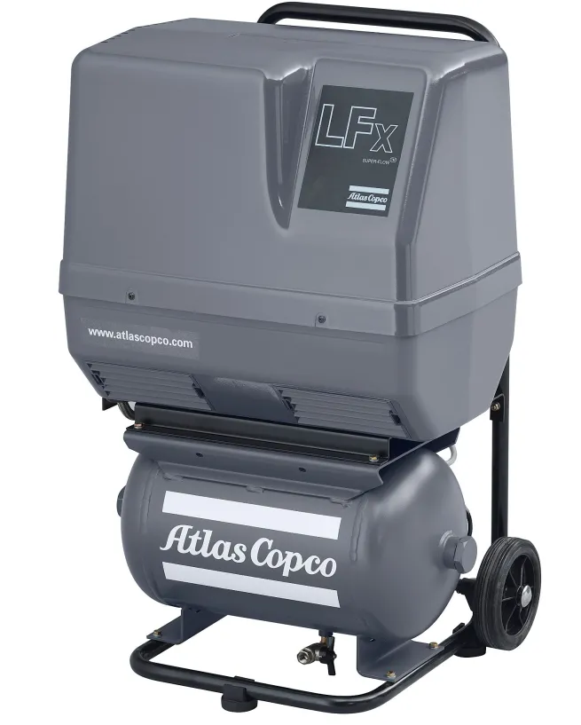 Atlas Copco Kolbenkompressor LFx 1,0 - 10 bar Trolley / 20 400V