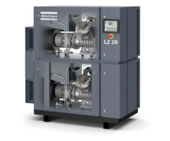 Atlas Copco Kolbenkompressor LFS 20 - 10 bar auf Grundrahmen