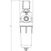 Atlas Copco Partikelfilter PDp 25+ ohne inPASS
