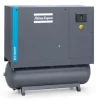 Atlas Copco Schraubenkompressor GA 18 - 10 bar FF inkl. Kältetrockner und Behälter 500 L