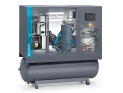Atlas Copco Schraubenkompressor GA 18 - 10 bar FF inkl. Kältetrockner und Behälter 500 L