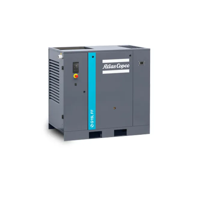 Atlas Copco Schraubenkompressor G 15L FF - 10 bar inkl. Kältetrockner