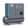 Atlas Copco Schraubenkompressor G 4 FF - 10 bar inkl. Kältetrockner und Behälter