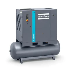 Atlas Copco Schraubenkompressor G 22 FF - 10 bar inkl. Kältetrockner und Behälter