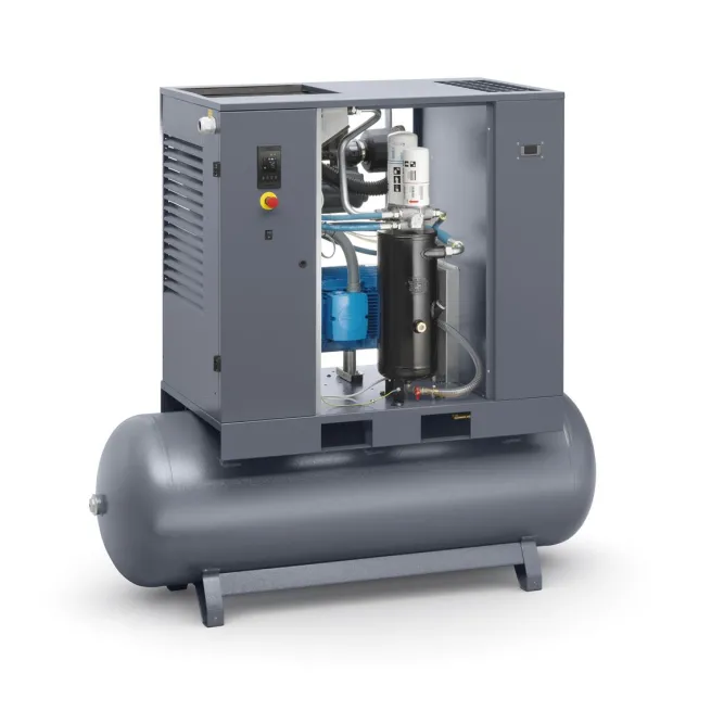 Atlas Copco Schraubenkompressor G 22 FF - 10 bar inkl. Kältetrockner und Behälter