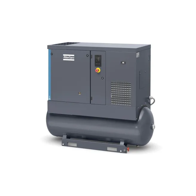 Atlas Copco Schraubenkompressor G 11 FF - 10 bar inkl. Kältetrockner und Behälter