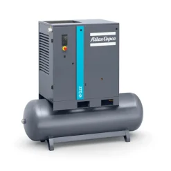 Atlas Copco Schraubenkompressor G 22 P - 10 bar inkl. Behälter