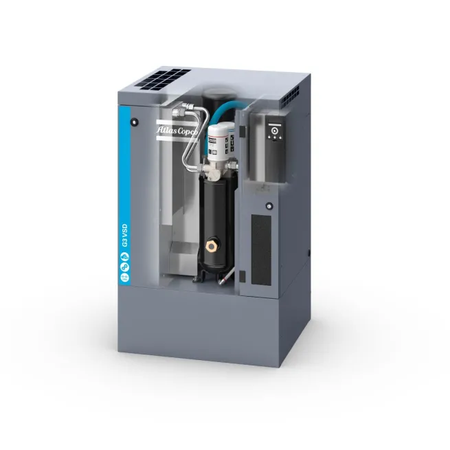Atlas Copco Schraubenkompressor G3 VSD P-10 FM