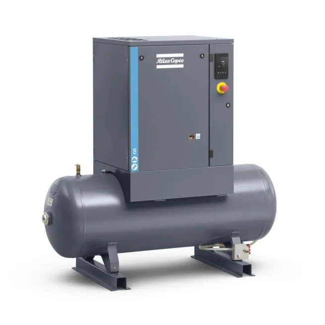 Atlas Copco Schraubenkompressor G 5 P -10 bar inkl. Behälter