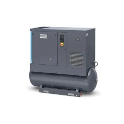 Atlas Copco Schraubenkompressor G 15 FF - 10 bar inkl. Kältetrockner und Behälter, 3ph+N