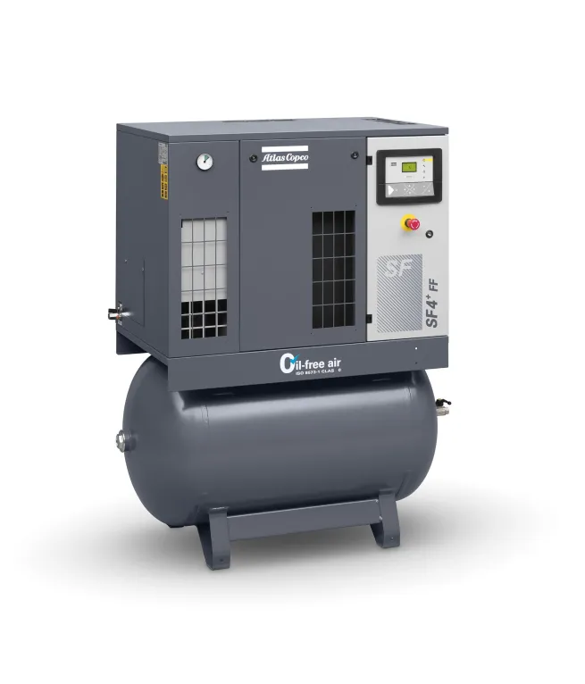 Atlas Copco Scrollkompressor SF 4-8 P inkl. Druckluftbehälter 270 Liter